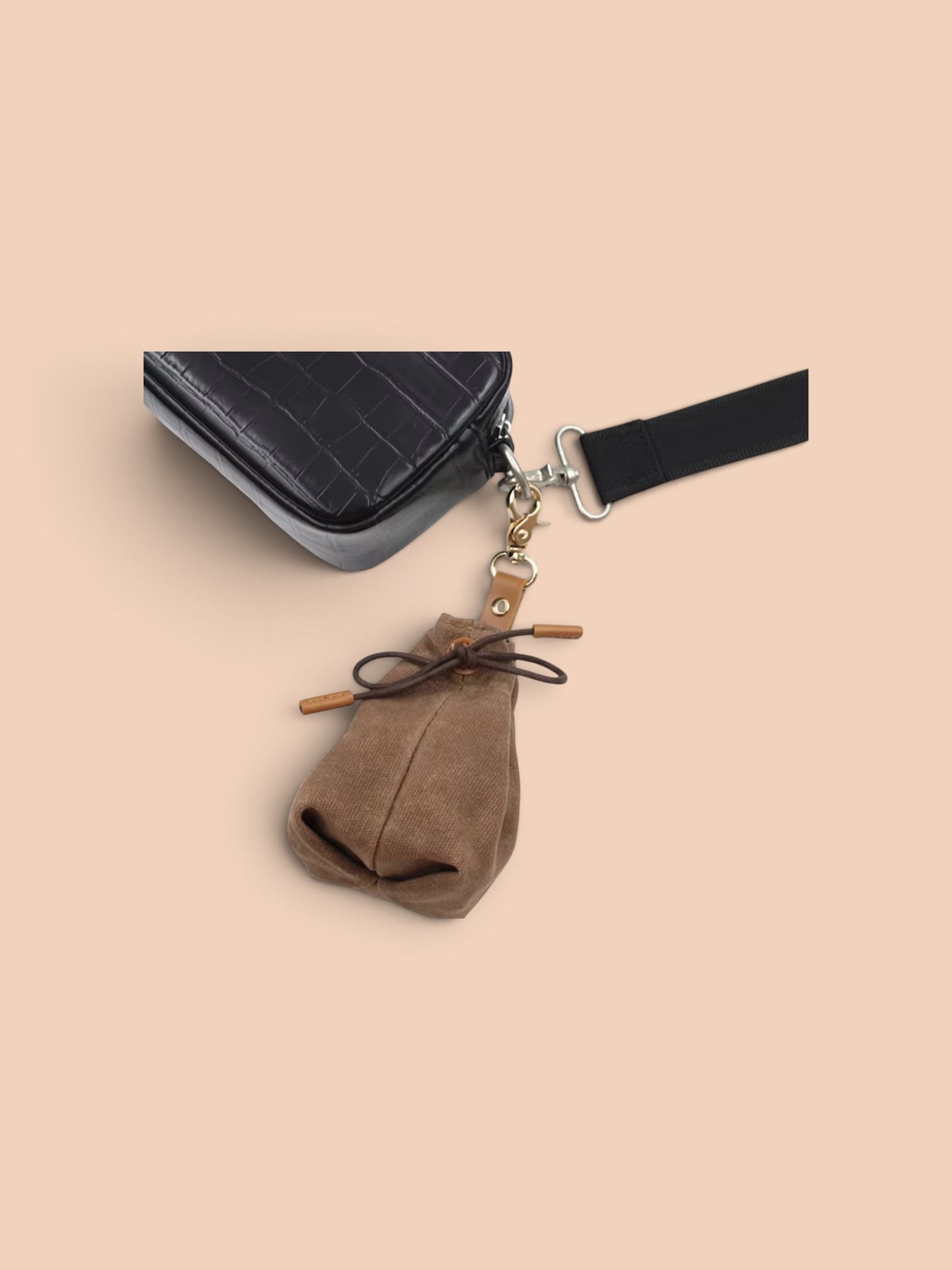 Waxed Canvas Treat Pouch – Cocoa