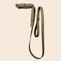 Olive Green Collar + Leash Set
