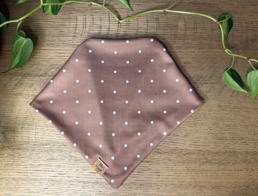 Pumpkin Bows & Polka Dots Bandana