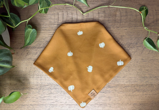 Pumpkin & Plaid Bandana