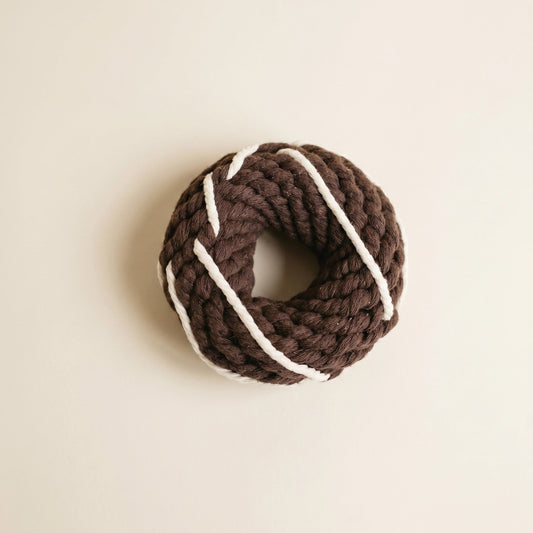 Handcrafted Donut Pet Toy | Sustainable | Small Pets