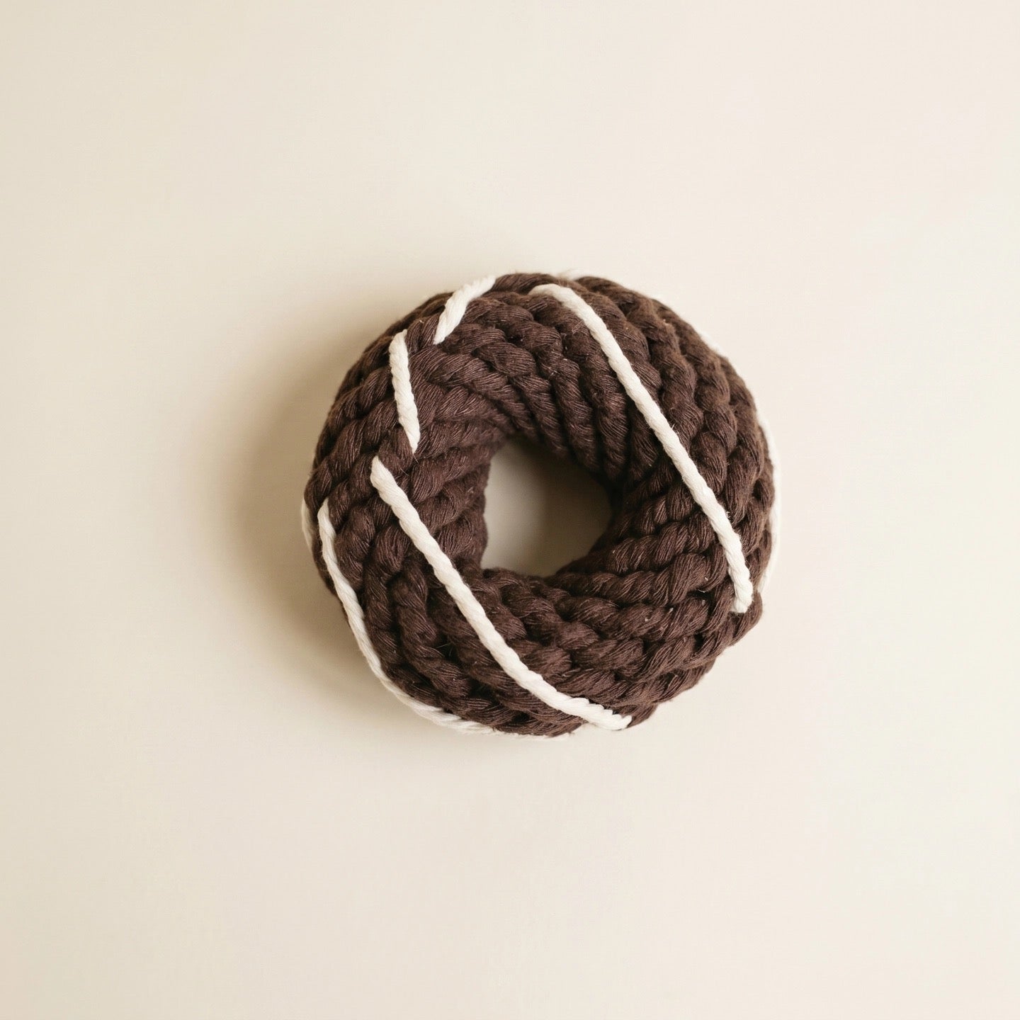 Handcrafted Donut Pet Toy | Sustainable | Small Pets